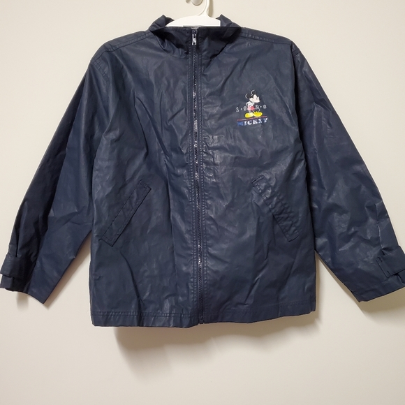 Vintage 90s Disney Mickey Rain Kids Raincoat Jacket - Picture 2 of 6